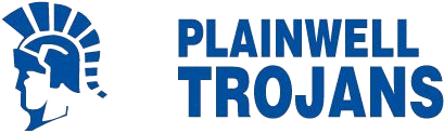 Plainwell Trojans logo.