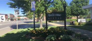 A welcoming view of downtown Otsego MI.